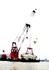 1500ton revolving floating crane