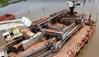 South America / Transfer Barge W/ Cranes