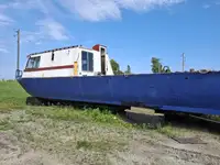 1984 44' x 12' Aluminum Crew/Work Boat